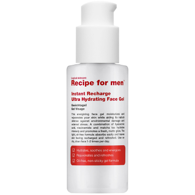 Recipe For Men Instant Recharge Ultra Hydrating Face Gel (75 ml)